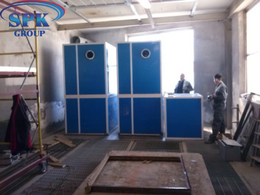 Реконструкция покрасочной камеры для сварных металлоконструкций