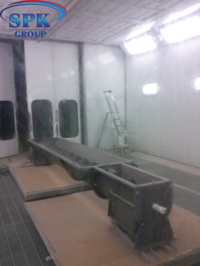 Реконструкция покрасочной камеры для сварных металлоконструкций