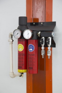 Окрасочно-сушильная камера для вилочных погрузчиков и металлоконструкций (Невьянский Машиностроительный Завод, г. Невьянск, Свердловская область)