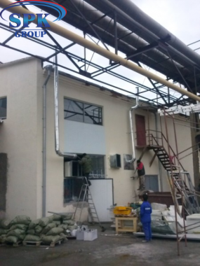 Реконструкция покрасочной камеры для сварных металлоконструкций