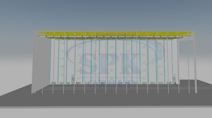 Уличная камера окраски и сушки яхт и катеров SPK-33.9.12 Уличная камера окраски и сушки яхт и катеров SPK-33.9.12