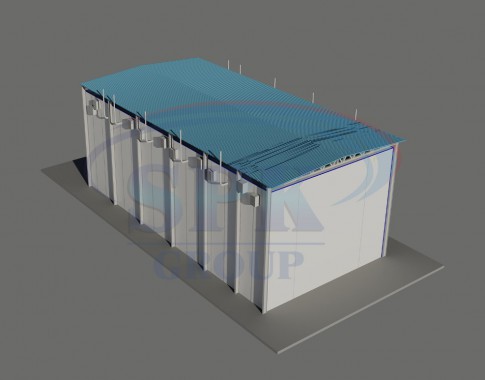 Уличная камера окраски и сушки яхт и катеров SPK-33.9.12 Уличная камера окраски и сушки яхт и катеров SPK-33.9.12