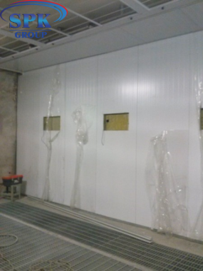 Реконструкция покрасочной камеры для сварных металлоконструкций