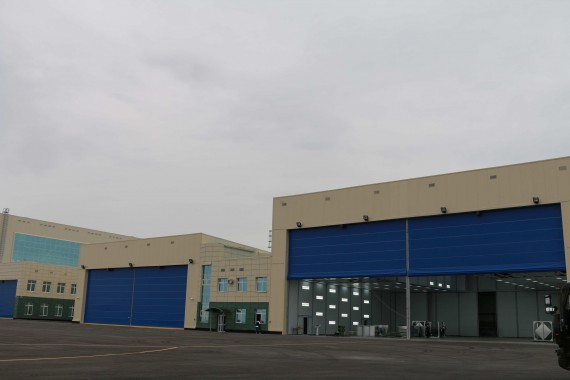 Покрасочно-сушильная камера для самолетов Airbus в Авиационно-техническом центре