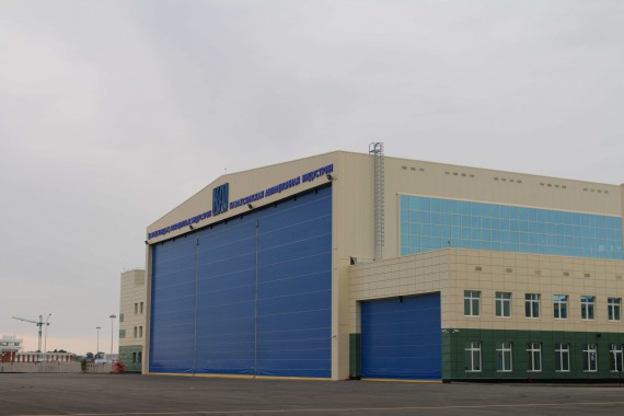 Покрасочно-сушильная камера для самолетов Airbus в Авиационно-техническом центре