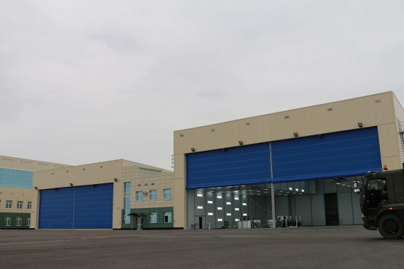 Покрасочно-сушильная камера для самолетов Airbus в Авиационно-техническом центре