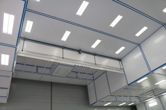 Покрасочно-сушильная камера для самолетов Airbus в Авиационно-техническом центре