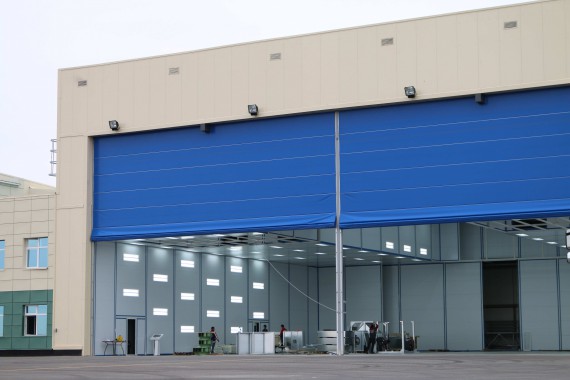 Покрасочно-сушильная камера для самолетов Airbus в Авиационно-техническом центре