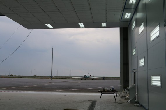 Покрасочно-сушильная камера для самолетов Airbus в Авиационно-техническом центре