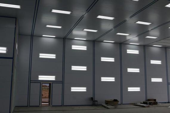 Покрасочно-сушильная камера для самолетов Airbus в Авиационно-техническом центре