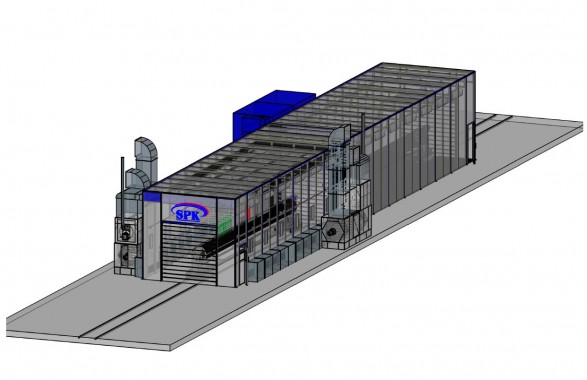 Комплекс подготовки и окраски труб SPK-30.4.4