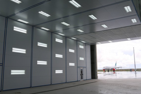 Покрасочно-сушильная камера для самолетов Airbus в Авиационно-техническом центре