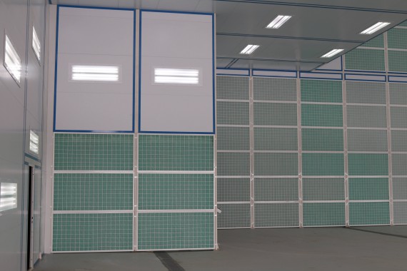 Покрасочно-сушильная камера для самолетов Airbus в Авиационно-техническом центре