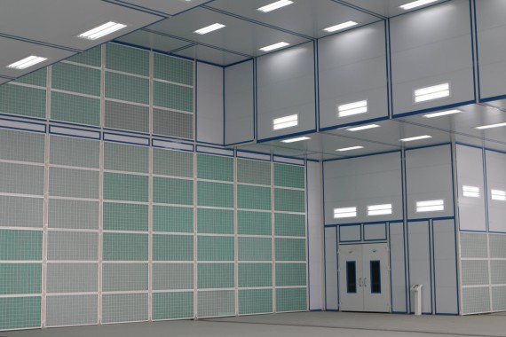 Покрасочно-сушильная камера для самолетов Airbus в Авиационно-техническом центре