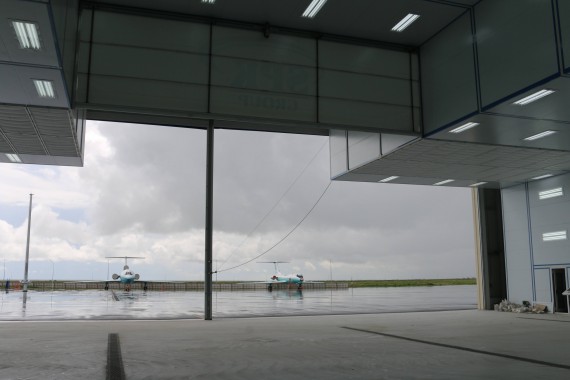 Покрасочно-сушильная камера для самолетов Airbus в Авиационно-техническом центре