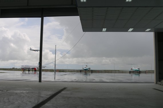 Покрасочно-сушильная камера для самолетов Airbus в Авиационно-техническом центре