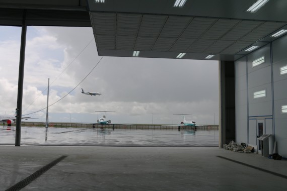 Покрасочно-сушильная камера для самолетов Airbus в Авиационно-техническом центре