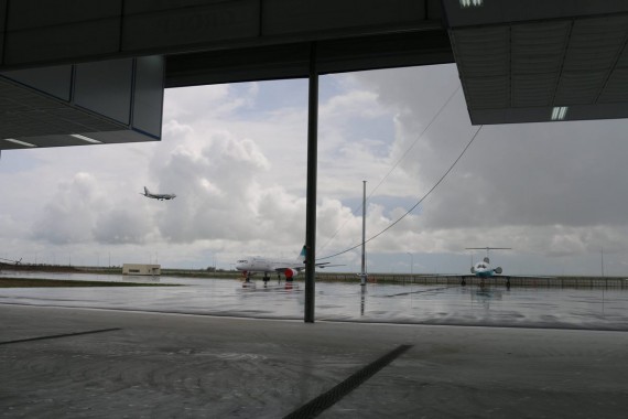 Покрасочно-сушильная камера для самолетов Airbus в Авиационно-техническом центре