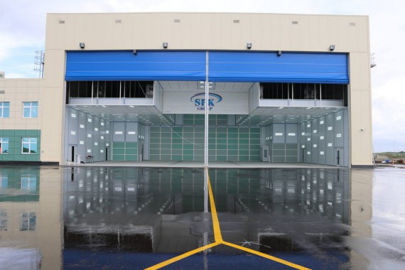 Покрасочно-сушильная камера для самолетов Airbus в Авиационно-техническом центре