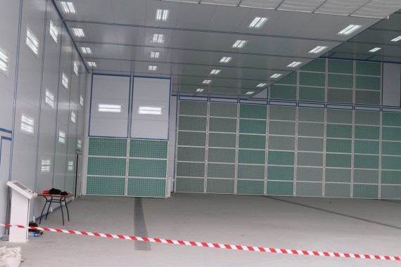 Покрасочно-сушильная камера для самолетов Airbus в Авиационно-техническом центре