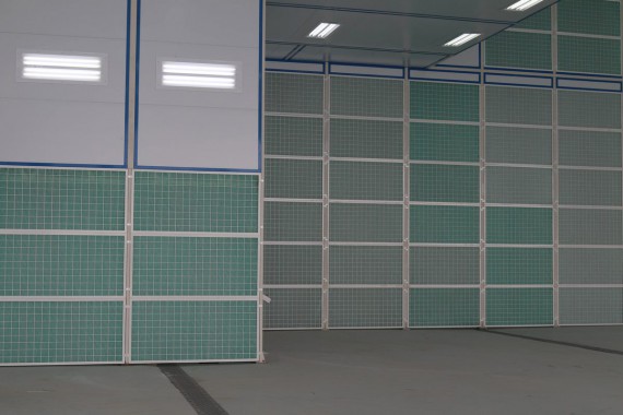 Покрасочно-сушильная камера для самолетов Airbus в Авиационно-техническом центре