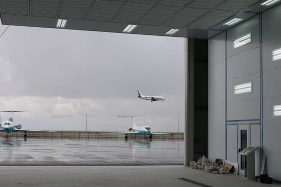 Покрасочно-сушильная камера для самолетов Airbus в Авиационно-техническом центре