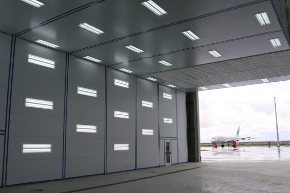 Покрасочно-сушильная камера для самолетов Airbus в Авиационно-техническом центре