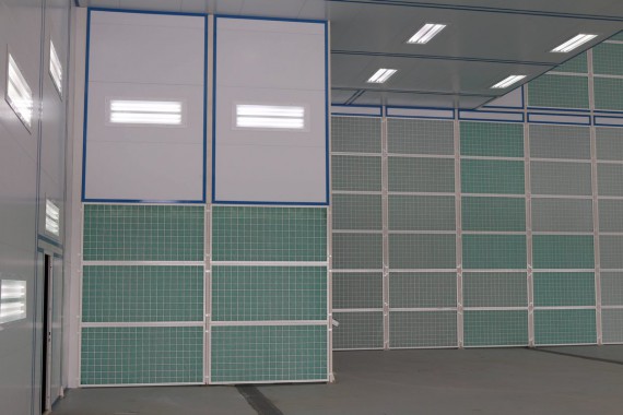 Покрасочно-сушильная камера для самолетов Airbus в Авиационно-техническом центре