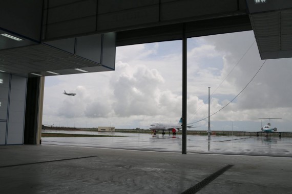 Покрасочно-сушильная камера для самолетов Airbus в Авиационно-техническом центре