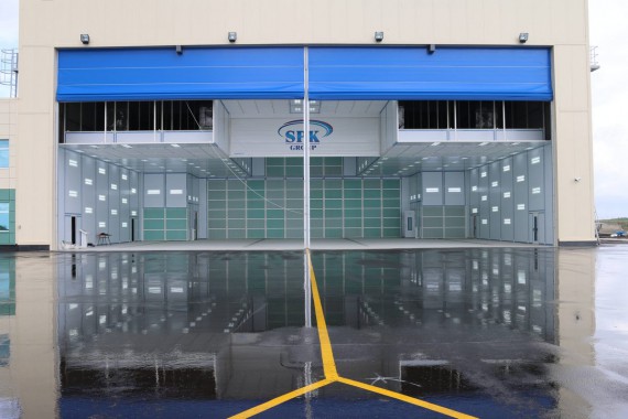 Покрасочно-сушильная камера для самолетов Airbus в Авиационно-техническом центре