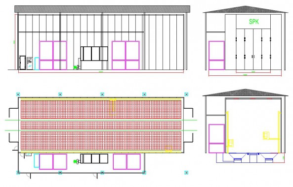 Обитаемая дробеструйная камера в уличном исполнении SPK 24.8.8 Обитаемая дробеструйная камера в уличном исполнении SPK 24.8.8