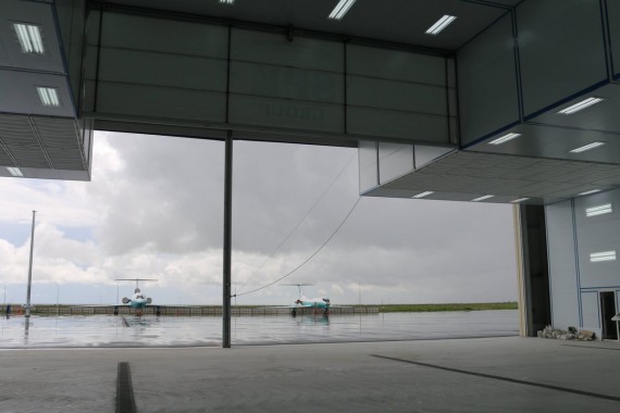 Покрасочно-сушильная камера для самолетов Airbus в Авиационно-техническом центре