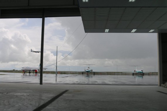 Покрасочно-сушильная камера для самолетов Airbus в Авиационно-техническом центре