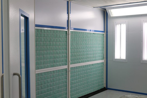 Покрасочно-сушильная камера для самолетов Airbus в Авиационно-техническом центре