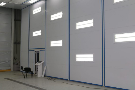 Покрасочно-сушильная камера для самолетов Airbus в Авиационно-техническом центре