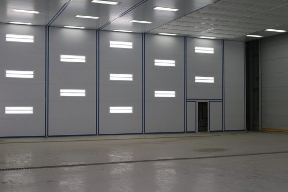 Покрасочно-сушильная камера для самолетов Airbus в Авиационно-техническом центре