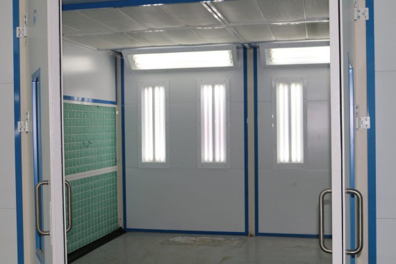 Покрасочно-сушильная камера для самолетов Airbus в Авиационно-техническом центре