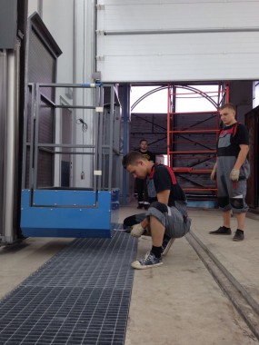 Покрасочно-сушильная камера для локомотивов для Музея РЖД г. Екатеринбург