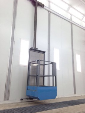 Покрасочно-сушильная камера для локомотивов для Музея РЖД г. Екатеринбург