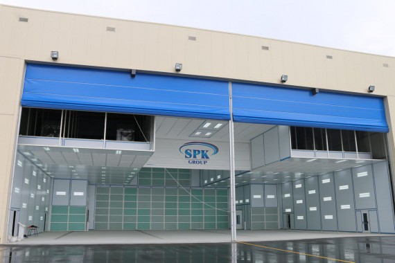 Тупиковая покрасочно-сушильная камера для самолетов SPK-30.33.9 Тупиковая покрасочно-сушильная камера для самолетов SPK-30.33.9