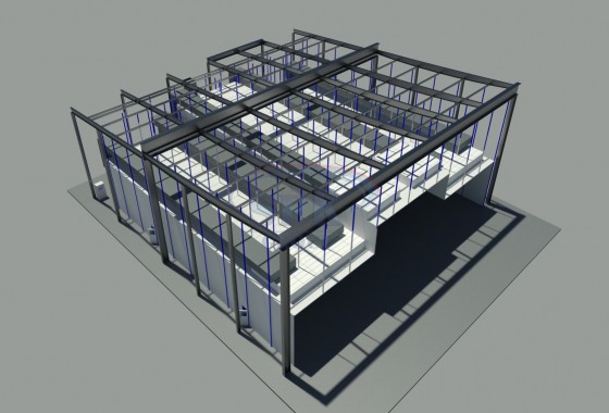 Тупиковая покрасочно-сушильная камера для самолетов SPK-30.33.9 Тупиковая покрасочно-сушильная камера для самолетов SPK-30.33.9