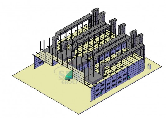 Тупиковая покрасочно-сушильная камера для самолетов SPK-30.33.9 Тупиковая покрасочно-сушильная камера для самолетов SPK-30.33.9