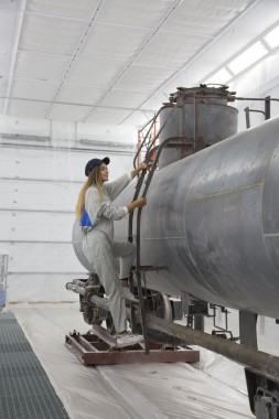 Покрасочно-сушильная камера для локомотивов для Музея РЖД г. Екатеринбург