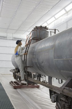 Покрасочно-сушильная камера для локомотивов для Музея РЖД г. Екатеринбург