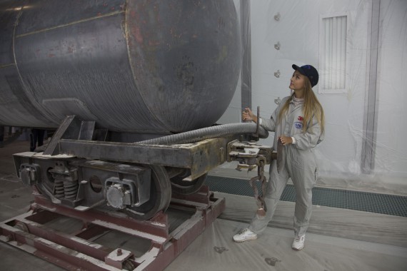 Покрасочно-сушильная камера для локомотивов для Музея РЖД г. Екатеринбург