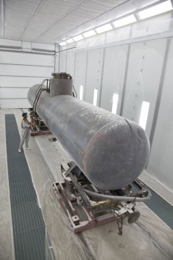 Покрасочно-сушильная камера для локомотивов для Музея РЖД г. Екатеринбург