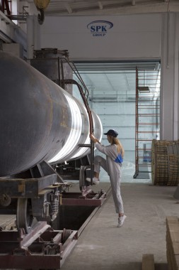 Покрасочно-сушильная камера для локомотивов для Музея РЖД г. Екатеринбург