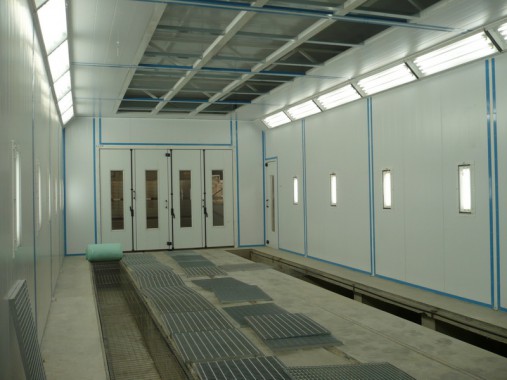 Окрасочно-сушильная камера для окраски металлоконструкций и ферм SPK 15.4.6. Италия Окрасочно-сушильная камера для окраски металлоконструкций и ферм SPK 15.4.6. Италия