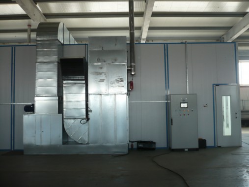 Окрасочно-сушильная камера для окраски металлоконструкций и ферм SPK 15.4.6. Италия Окрасочно-сушильная камера для окраски металлоконструкций и ферм SPK 15.4.6. Италия