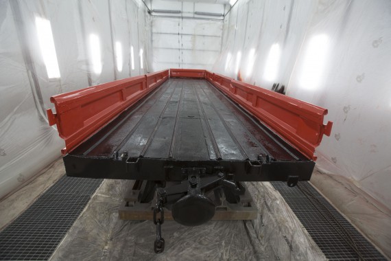 Покрасочно-сушильная камера для локомотивов для Музея РЖД г. Екатеринбург